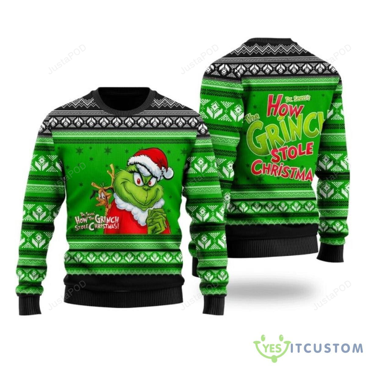 Dr. Seuss How The Grinch Stole Christmas Ugly Sweater