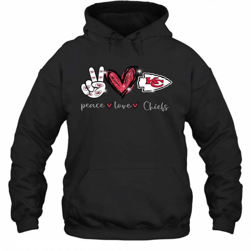 Peace Love Chiefs gift for Kansas City Chiefs Fans Hoodie