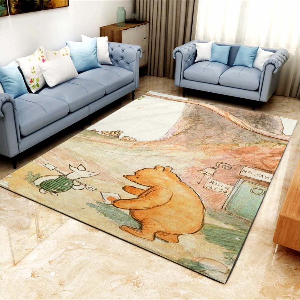 Winnie The Pooh Living Room Carpet Kitchen Area Rugs