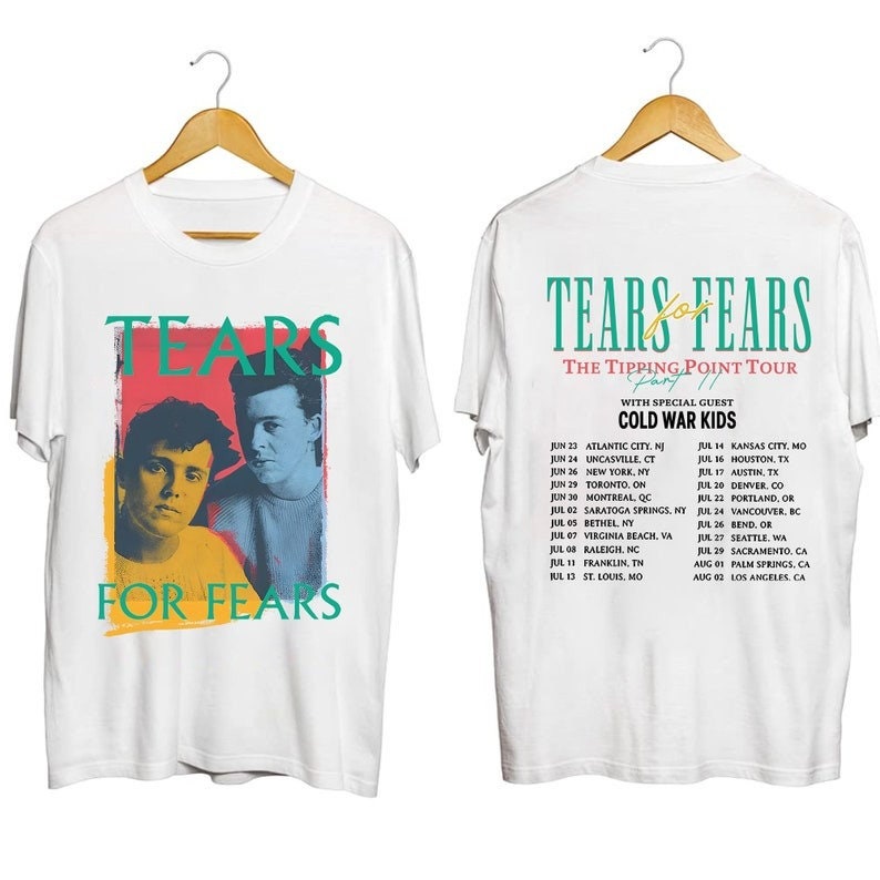 Tears For Fears The Tipping Point Tour 2023 Shirt, Tears For Fears Band Shirt, Tears For Fears Tipping Point Concert