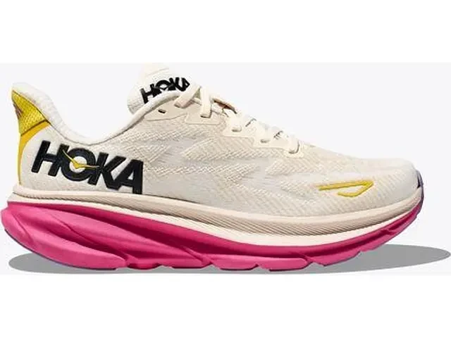 Hoka One One Clifton 9 Eggnog Blanc De Blanc Shoes Sneakers SNK182188133