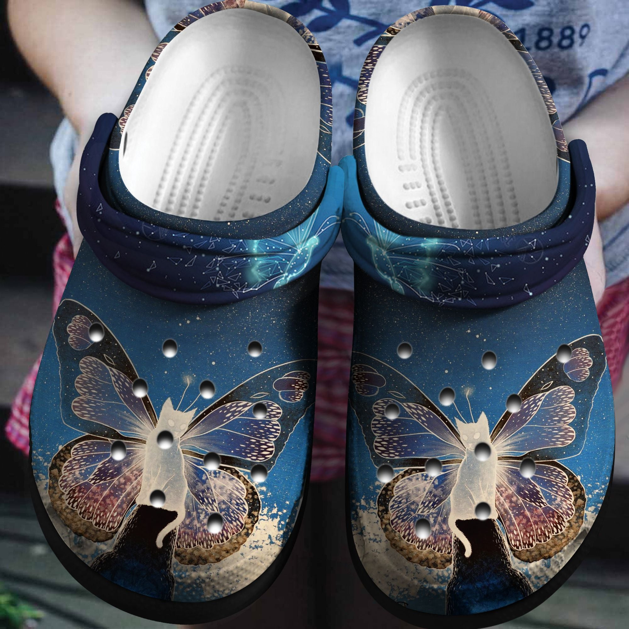 Miracle Butterfly Cat Shoes – Magical Animal Crocs Clogs Gift For Girlfriend – Miracle-Btc