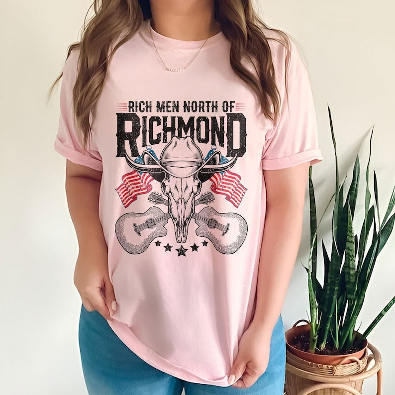 Rich Men North Of Richmond Shirt, Proud American Shirt, Country Music Shirt, Pride Flag Tee, Usa Tee