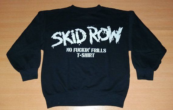 Vintage 1992 S Row No Fuckin Frills Slave To The Grind Tour Concert Promo Album Rare 80 Shirt