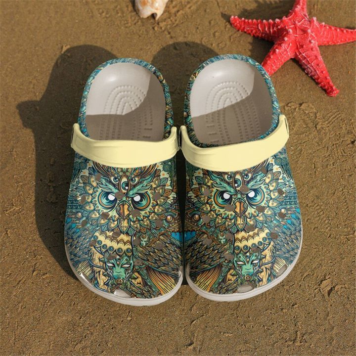 Owl Artwork Sku 1739 Crocs Clog Shoe …