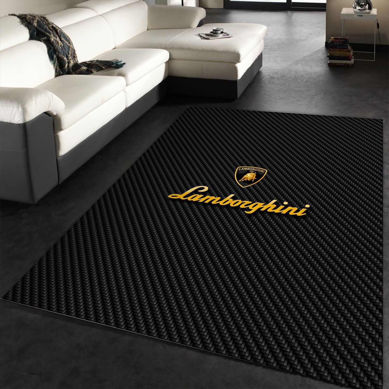 Lamborghini Carbon Area Rugs Bedroom Rug Christmas Gift US Decor