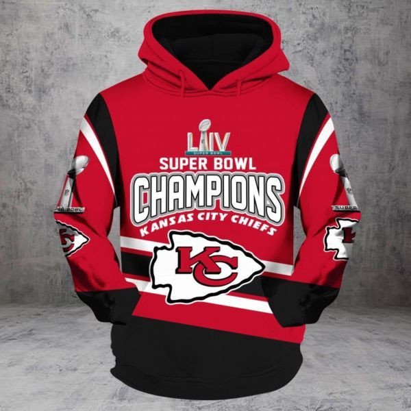 Super Bowl Liv Champion Kansas City Chiefs 31 Unisex 3D Hoodie Gift For Fans