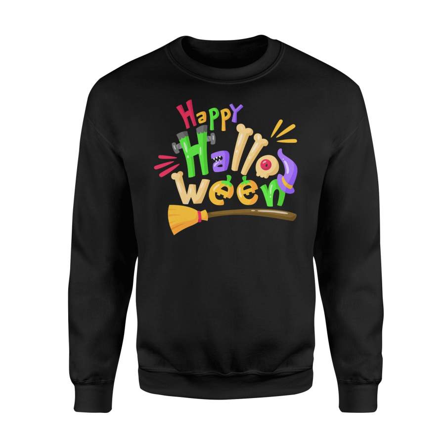 Happy Halloween Frankenstein’s Skill Witches Halloween Sweatshirt