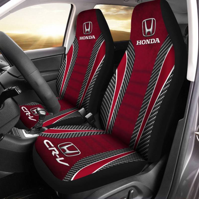 Honda CR-V LPH Car Seat Cover (Set of 2) Ver 1 (Red)