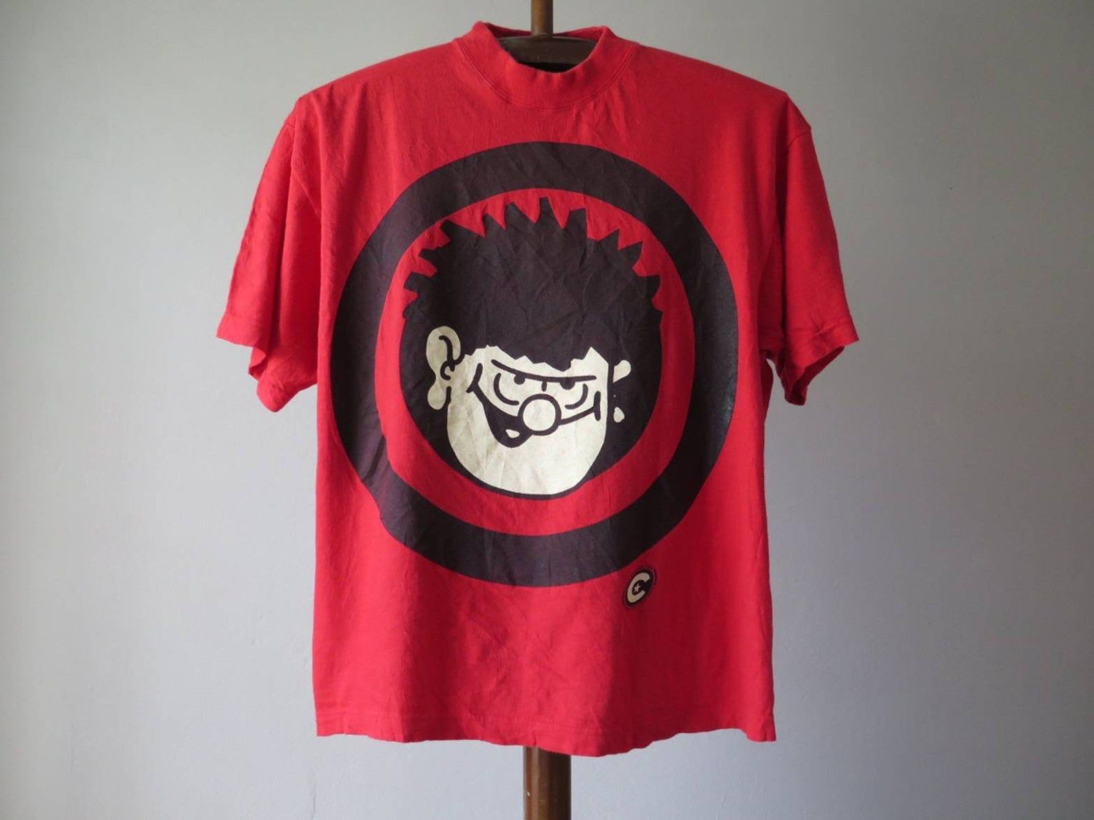 Vintage The Beano Comic T Shirt D C Thomson Comics T Shirt Vintage Comic T Shirt 92 Red Tee Vintage Cartoon T Shirt Dennis And Gnasher