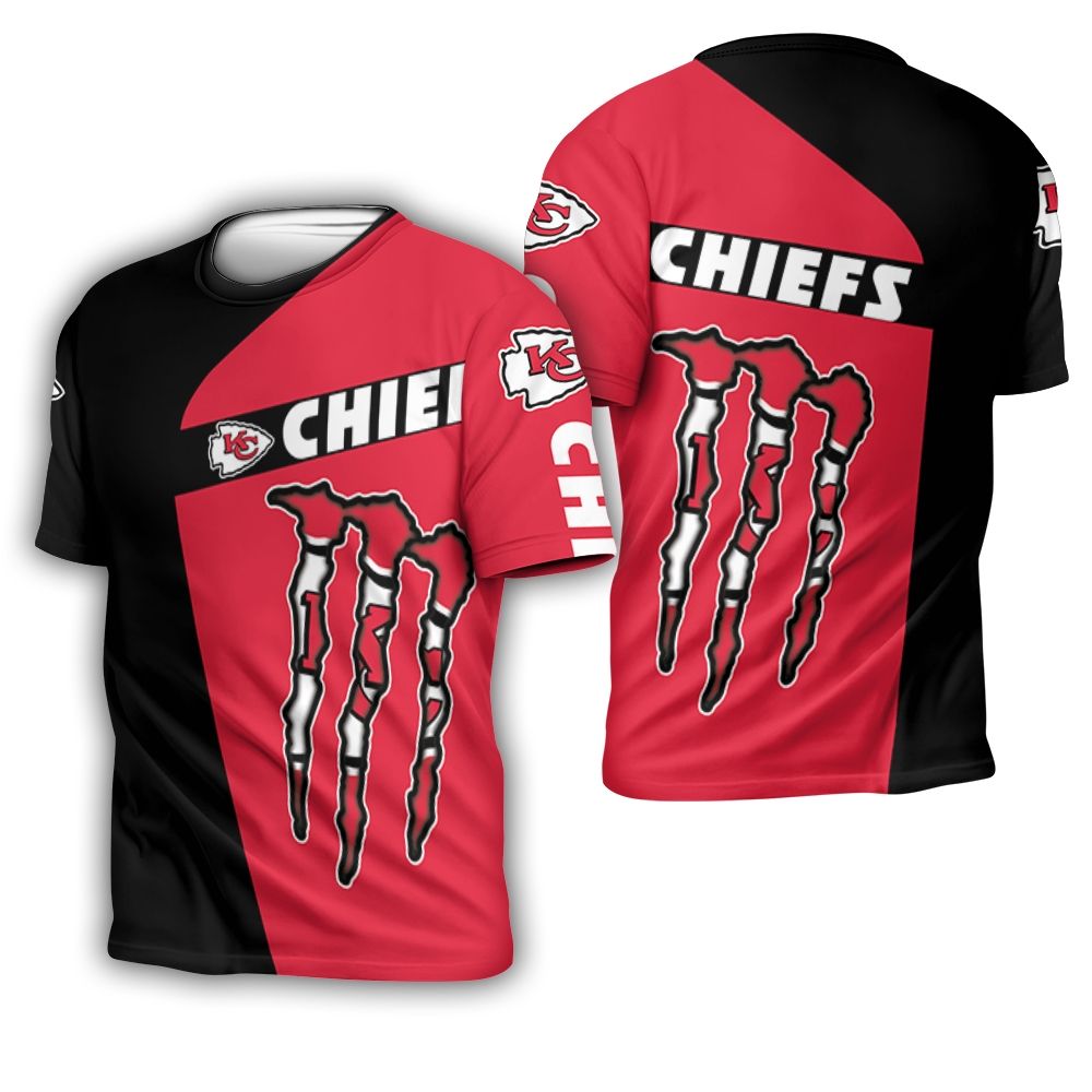 Monster Energy Kansas City Chiefs 3D T-Shirt