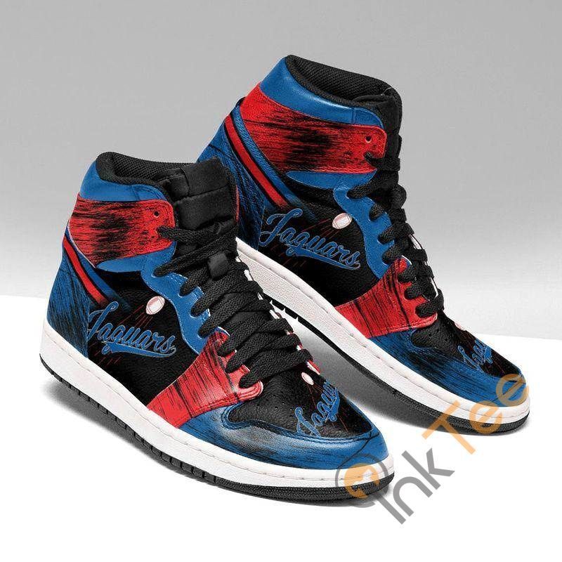 Jacksonville Jaguars Los Angeles Dodgers Custom Sneaker It1457 Air Jordan Sneaker Air Jordan High Sneakers