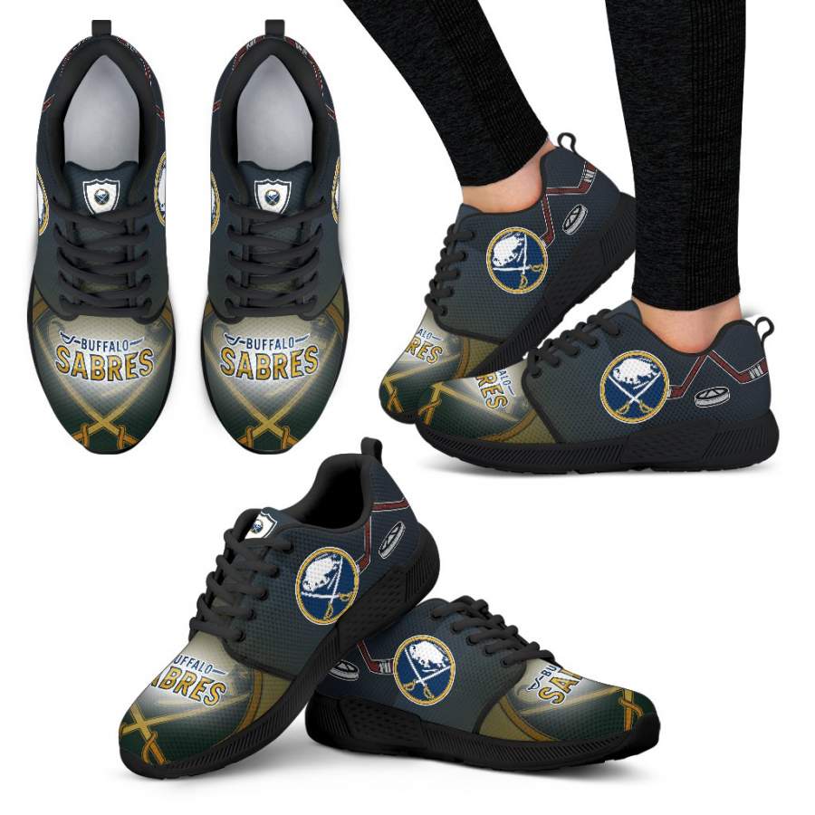 Awesome Buffalo Sabres Running Sneakers For Hockey Fan