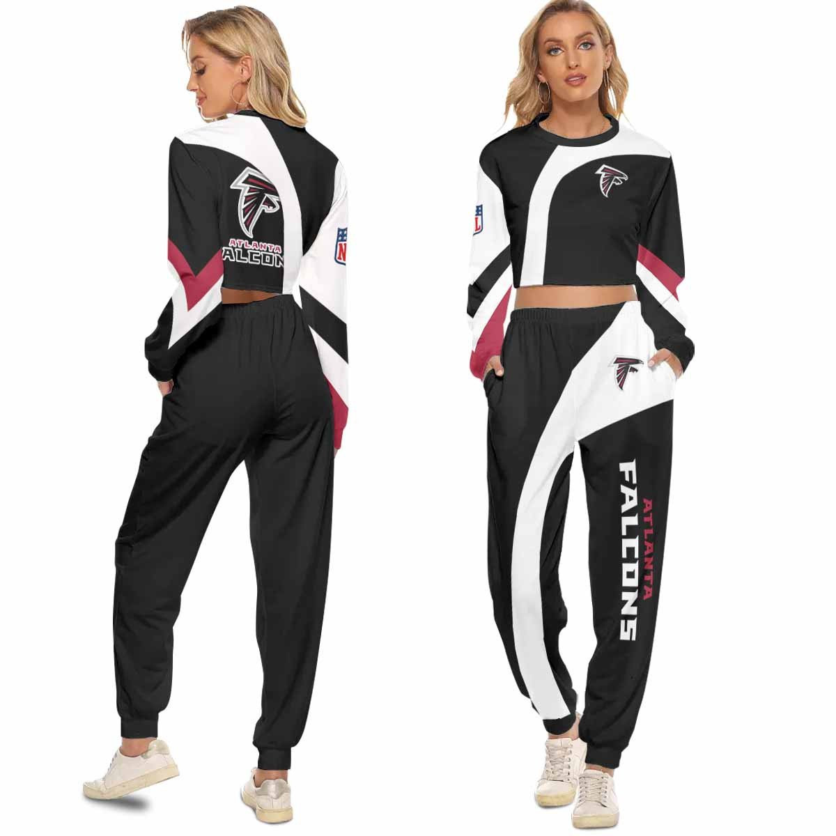 Atlanta Falcons Crop Sweatshirt Suit 42