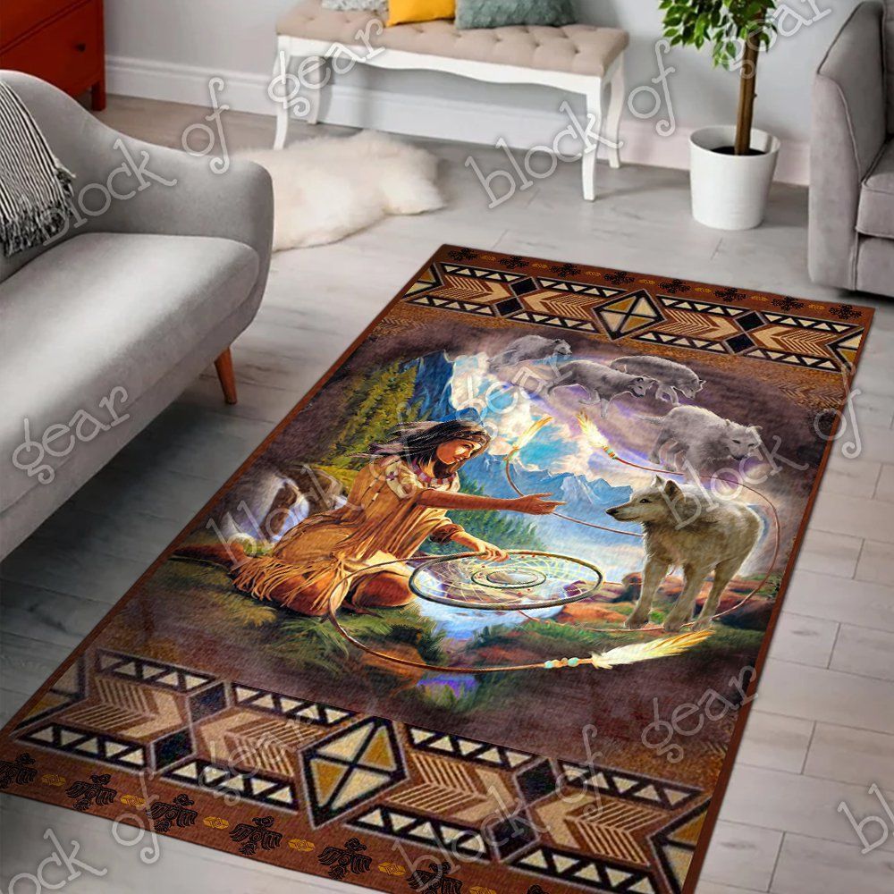 Wolf Native American Cl300992Mdr Rug Carpet Area Rug For Living Room Bedroom Rug Home Decor