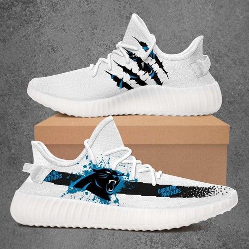 Custom Shoes Yeezy Carolina Panthers