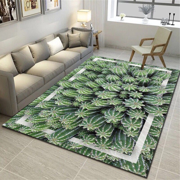 Cactus Group Area Rug, Living Room C …