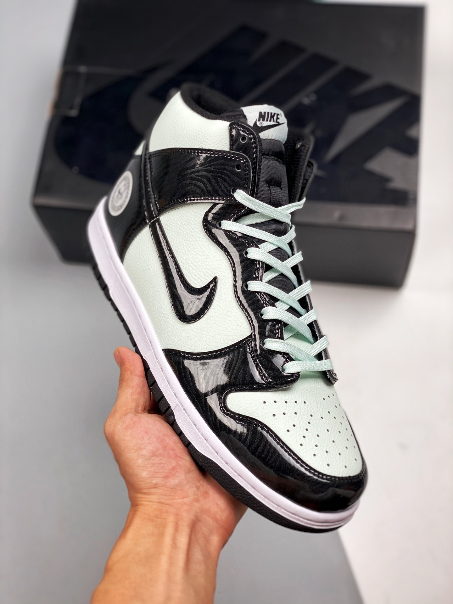 Nike Dunk High All-Star 2021 Barely GreenBlack-White 5339506