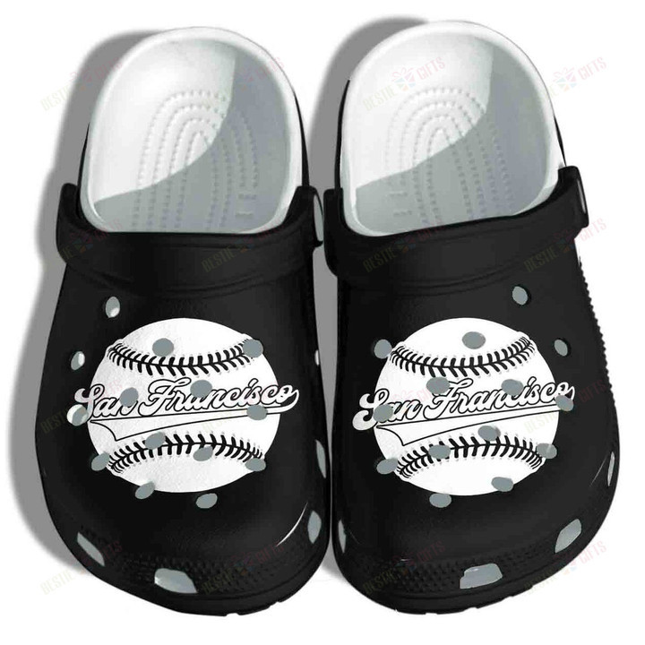 San Francisco Baseball Crocss Classic Clogs Shoes