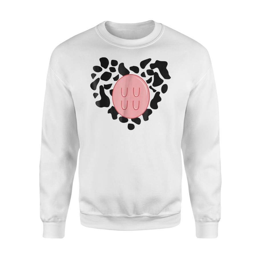 Cow Costume Animal Halloween Sweatshirt