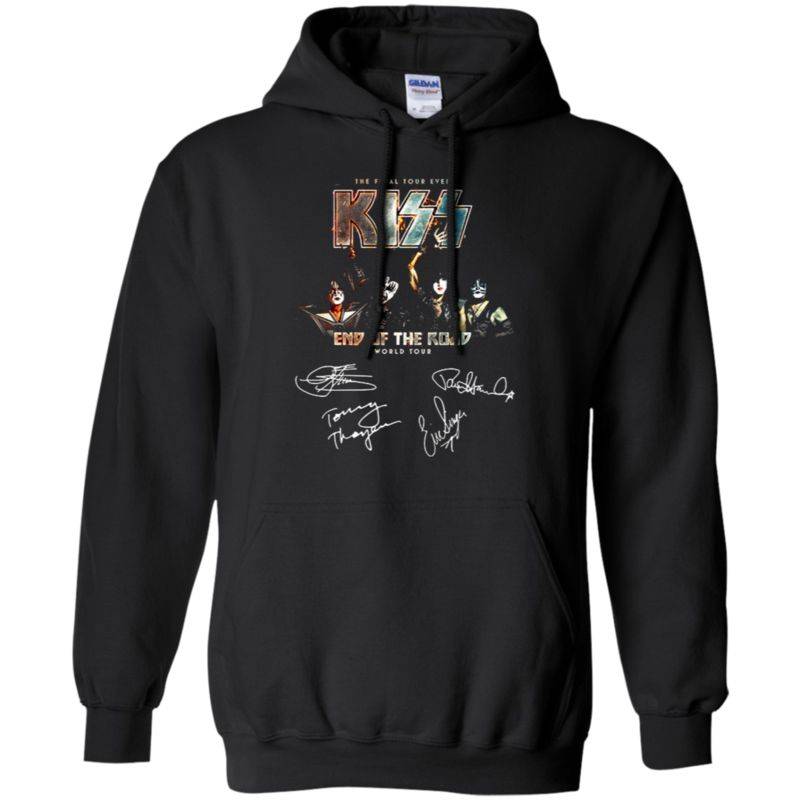 The Final Tour Ever Kiss Ad Of The Road World Tour Shirt G185 Gildan Pullover Hoodie 8 Oz.