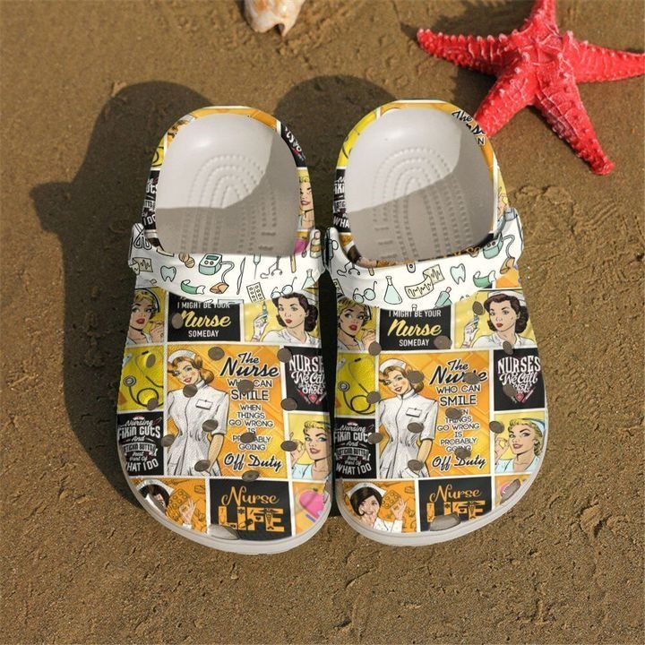 Nurse Life Sku 1682 Crocs Clog Shoes