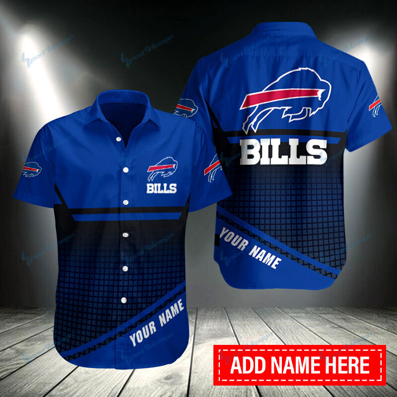 Buffalo Bills Personalized Button Shirt Bb026