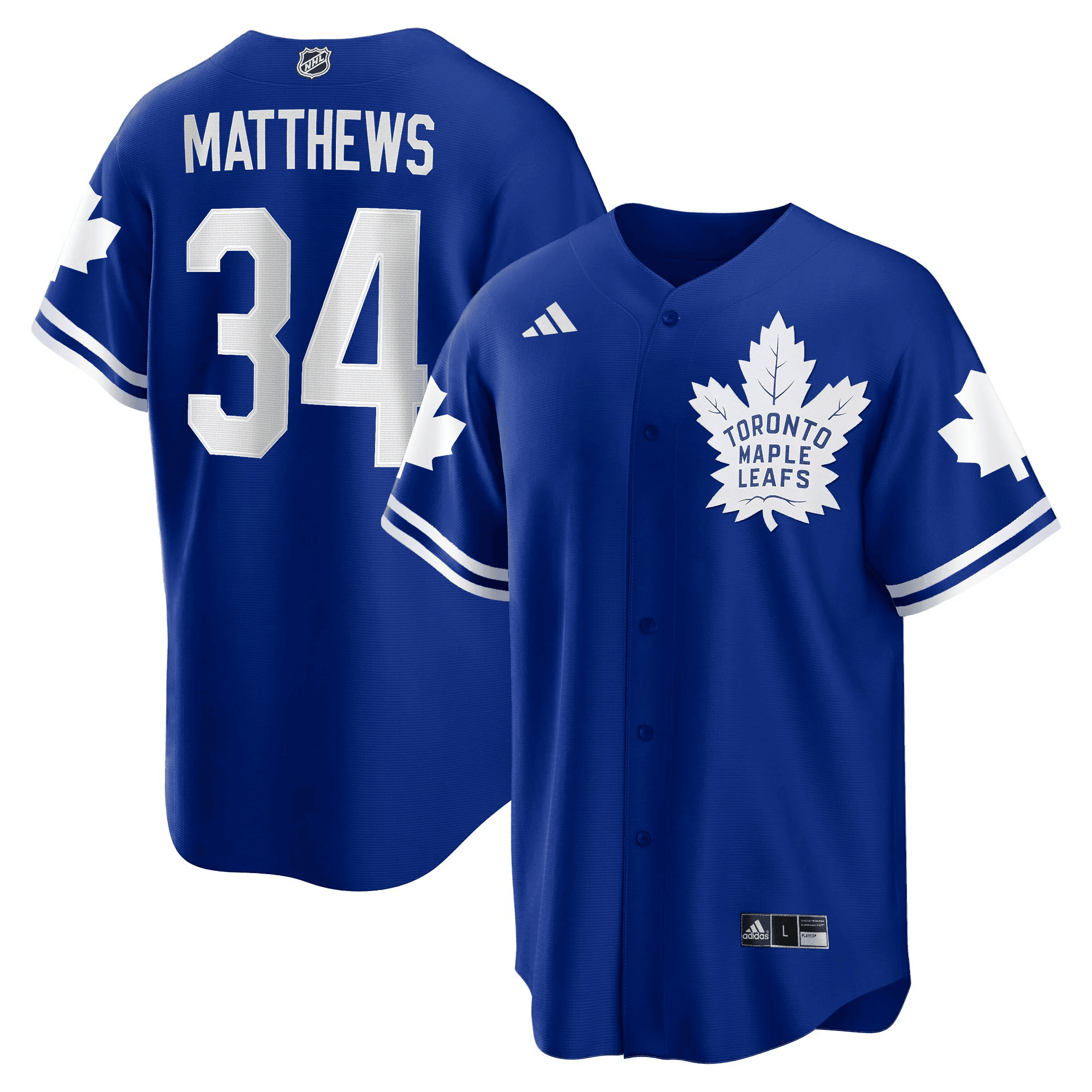 Toronto Maple Leafs Baseball Jersey – All Stitched