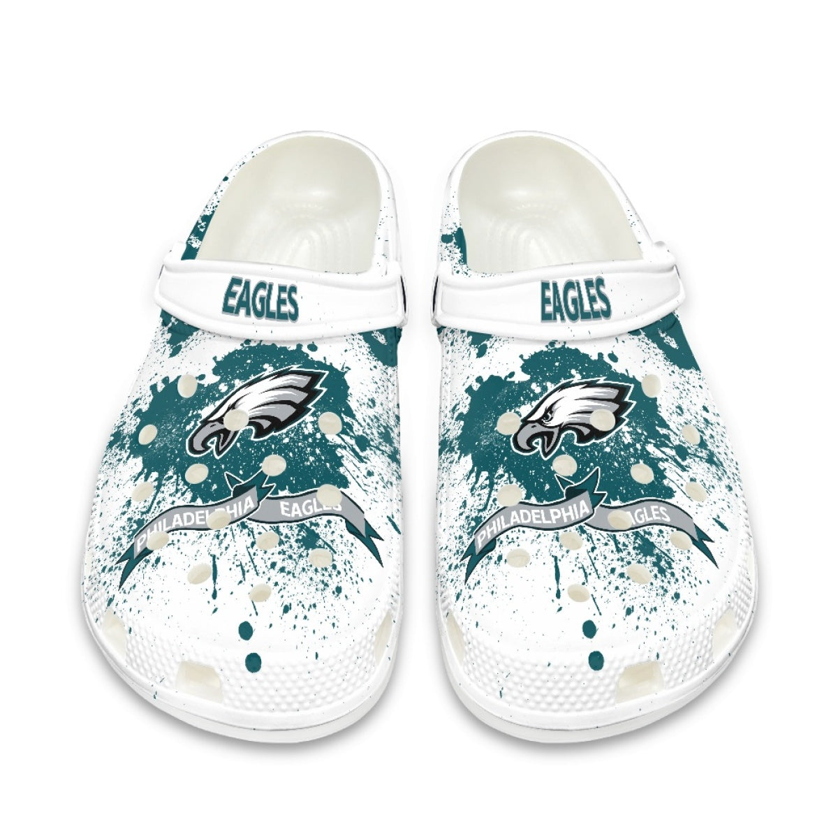 Philadelphia Eagles Crocs Clog Shoes