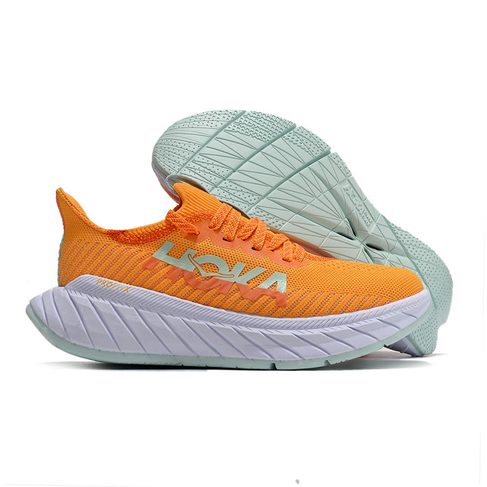 Hoka One One Carbon X 3 Radiant Yellow Camellia Shoes Sneakers SNK537468897