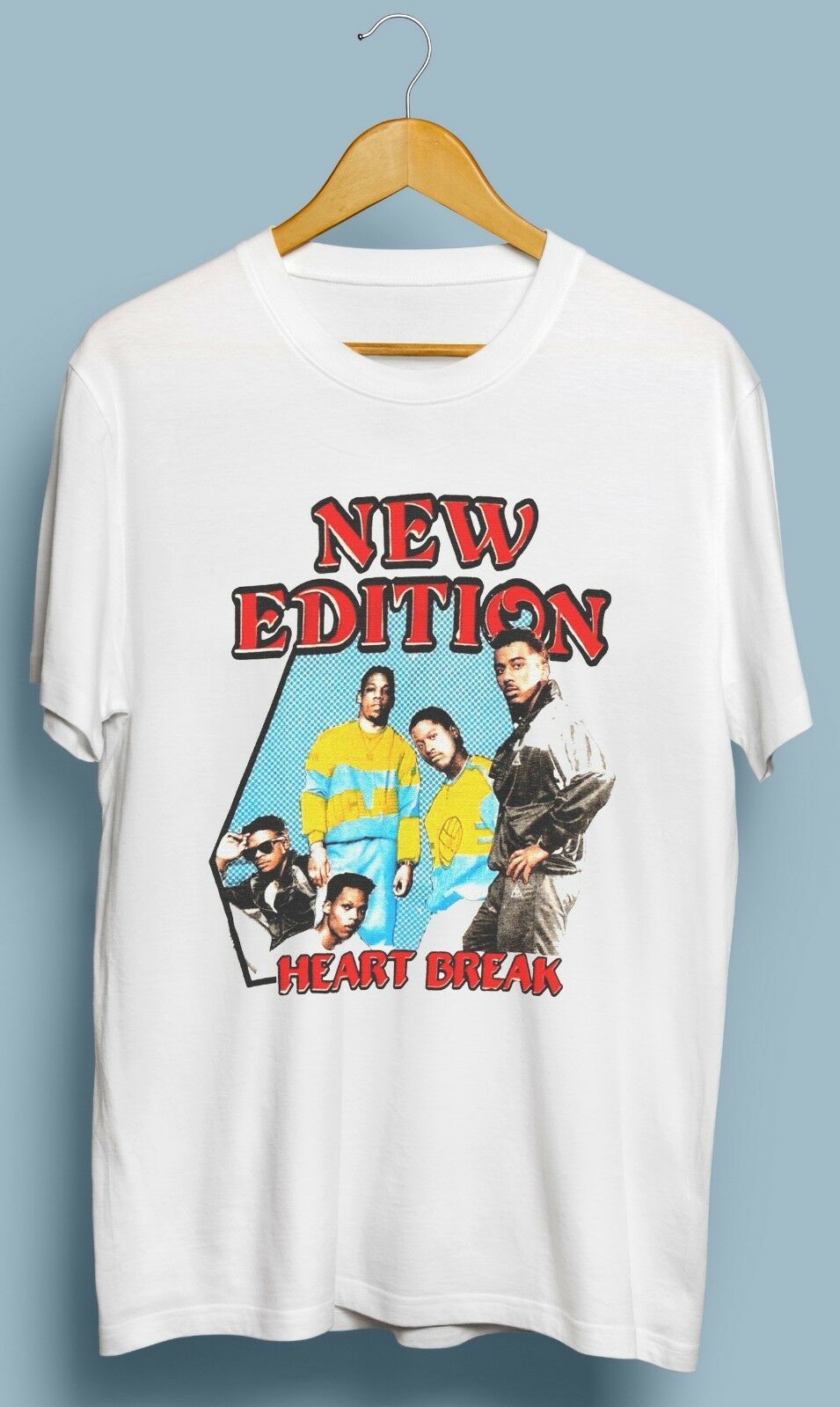 Vintage New Edition – Heart Break Gildan T shirt