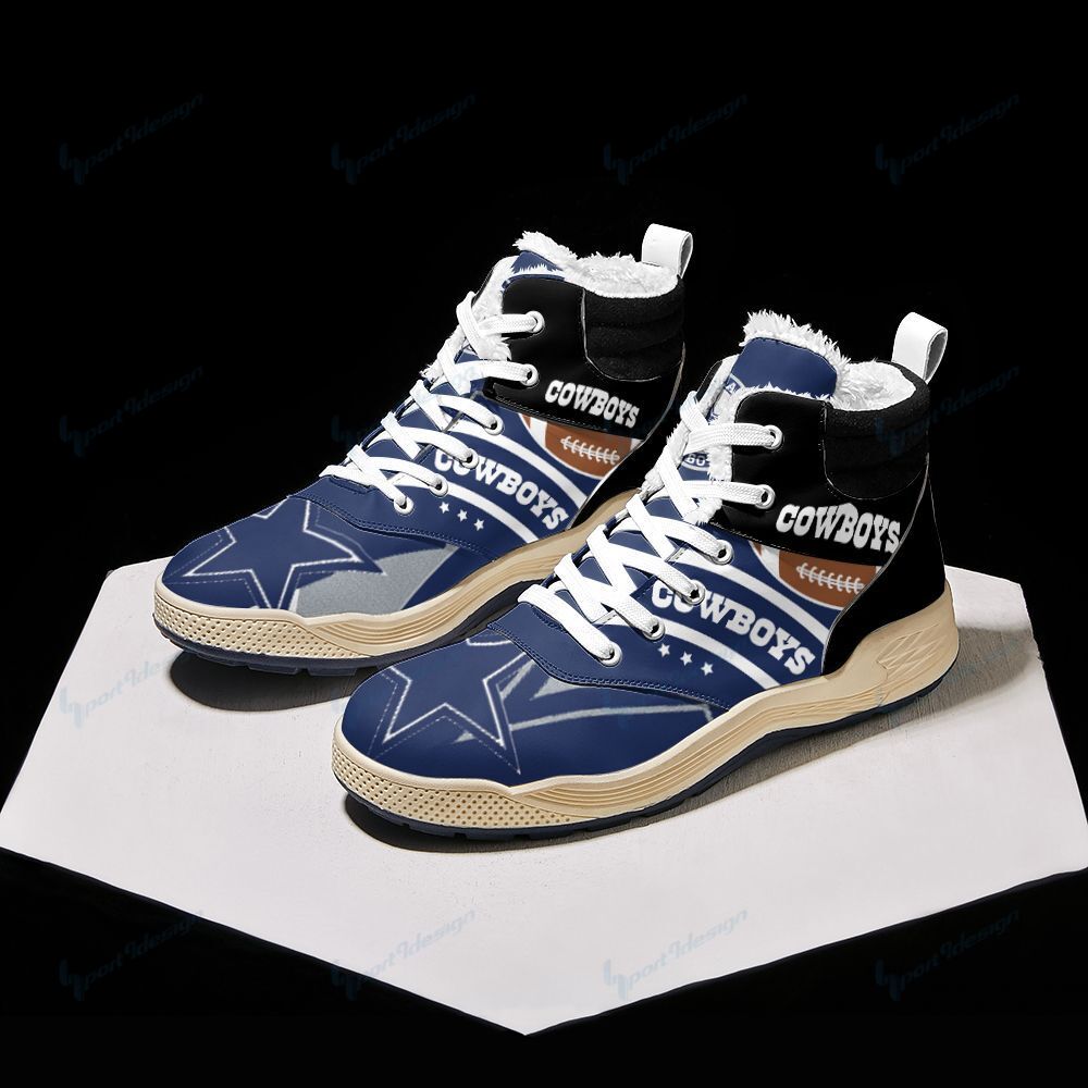 Dallas Cowboys Winter High Top Fashion Sneaker 21