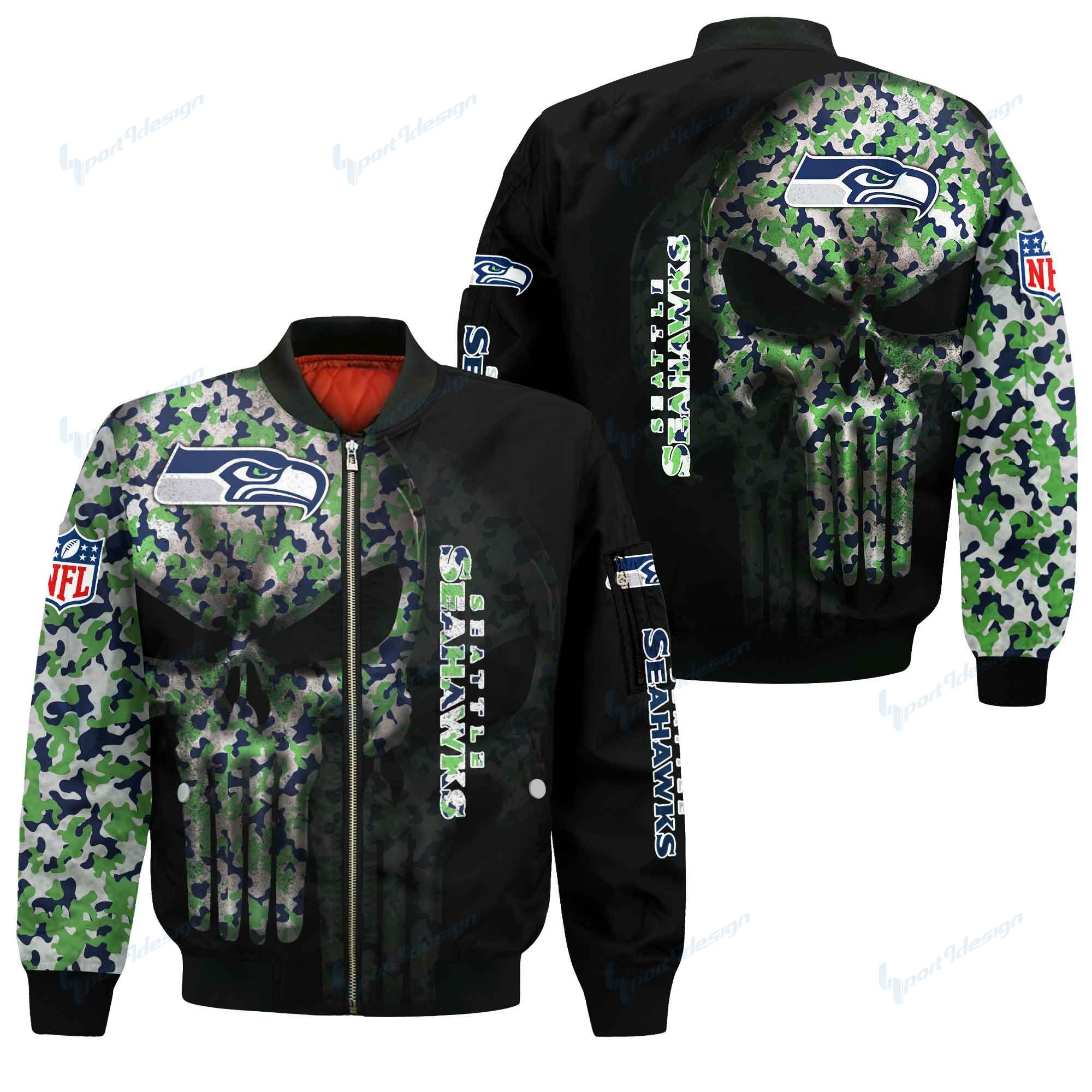 Seattle Seahawks Bomber Jacket 12