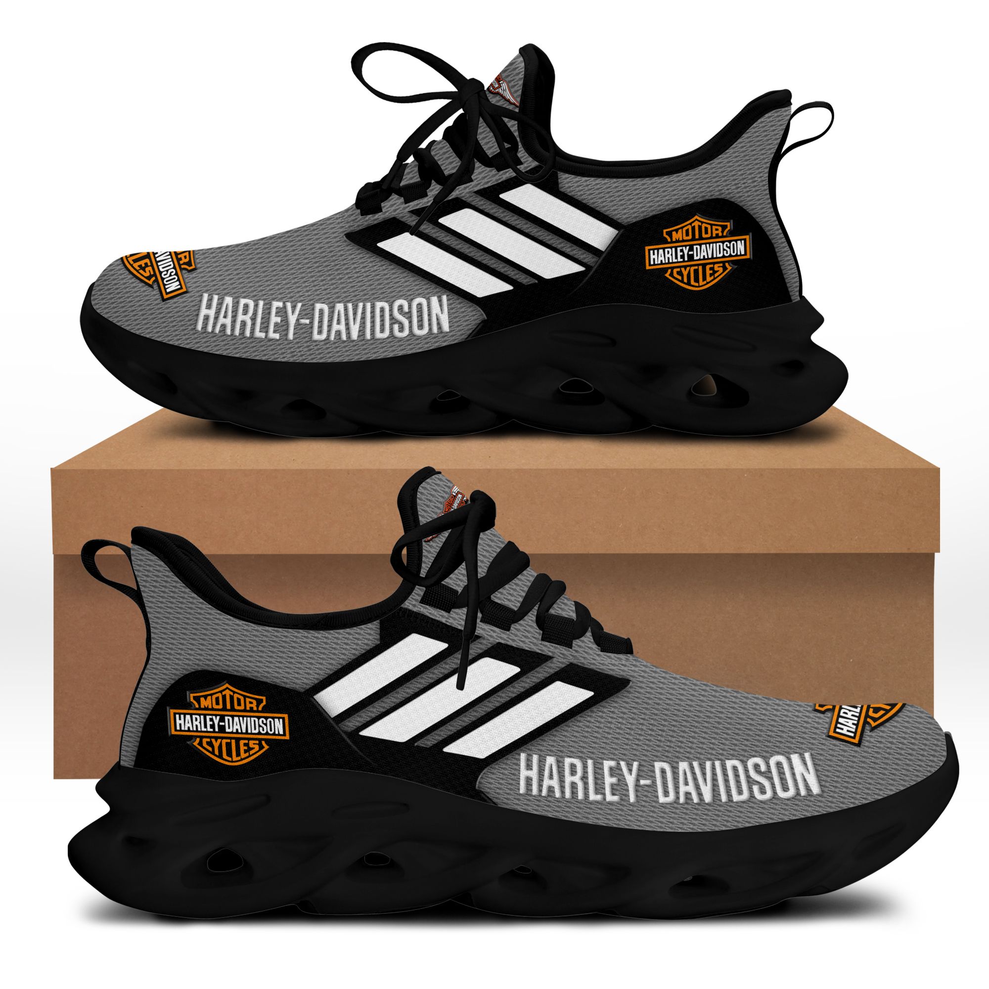 Harley Davidson DVT-NH BS Running Shoes Ver 1 (Grey)