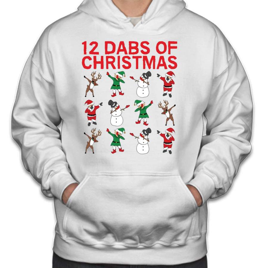 12 Dabs of Christmas T-shirt Hoodie