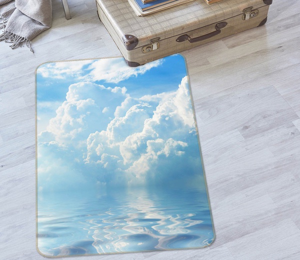 Beautiful Blue Clouds Sky And Water …