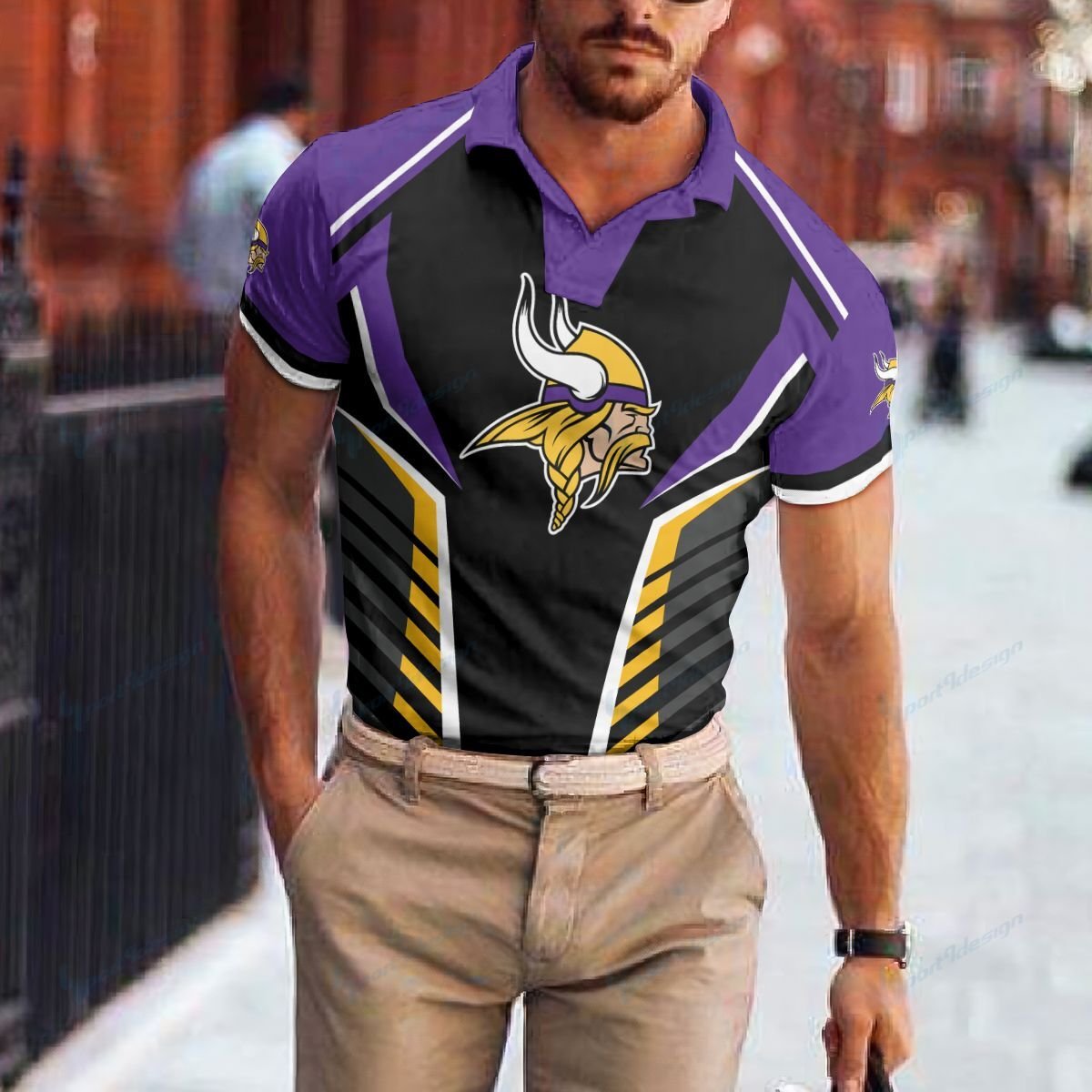 Minnesota Vikings Polo T-shirt 059