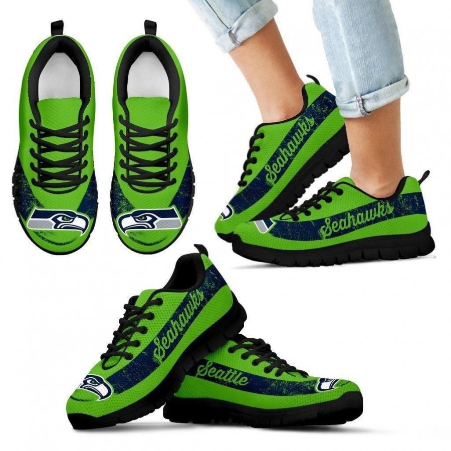 Cool Line Logo Seattle Seahawks Sneakers #554