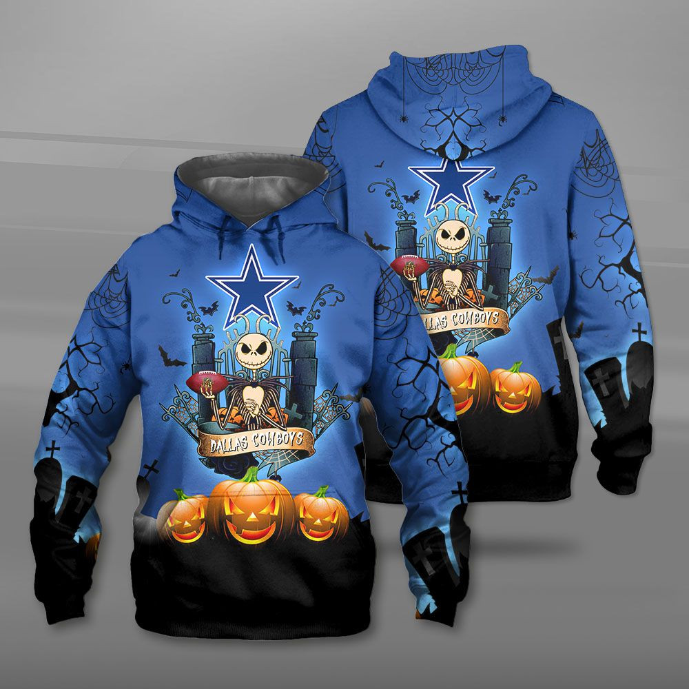 Dallas Cowboys – The Nightmare Before Christmas 70 Unisex 3D Hoodie Gift For Fans