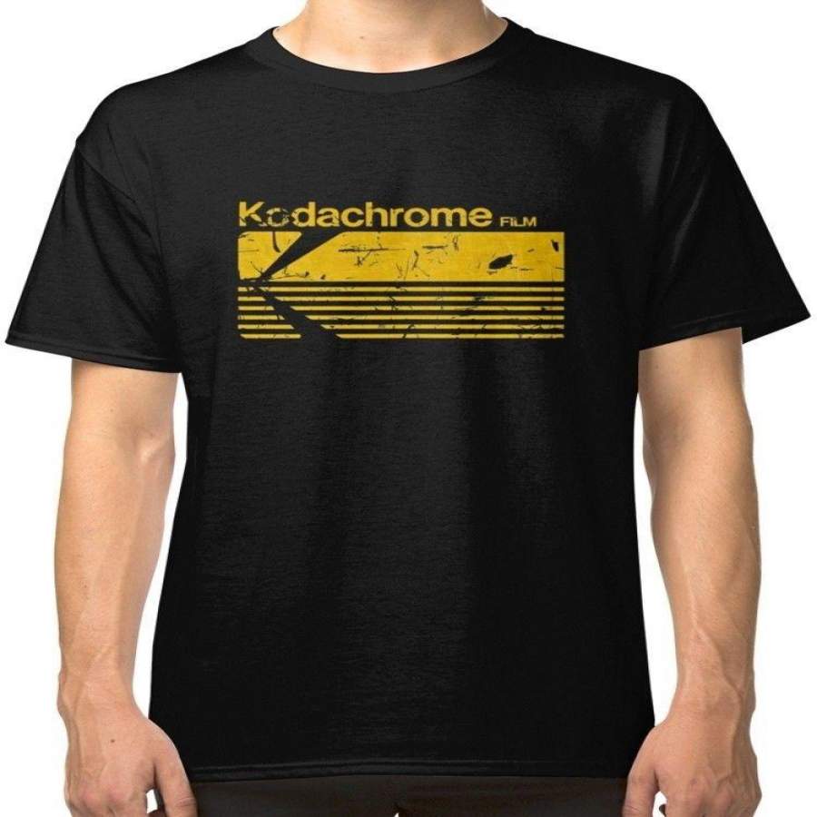 Vintage Photography Kodak Kodachrome Black Men’s T-Shirt Tees Clothing