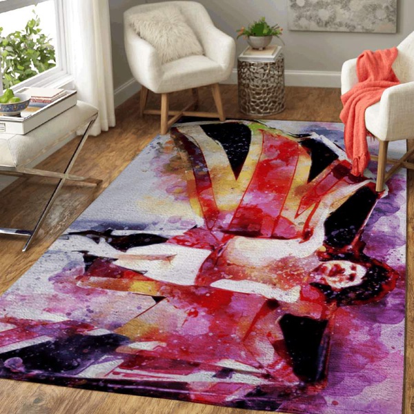 Freddie Mercury Rockstars The Show Must Go On Area Rug