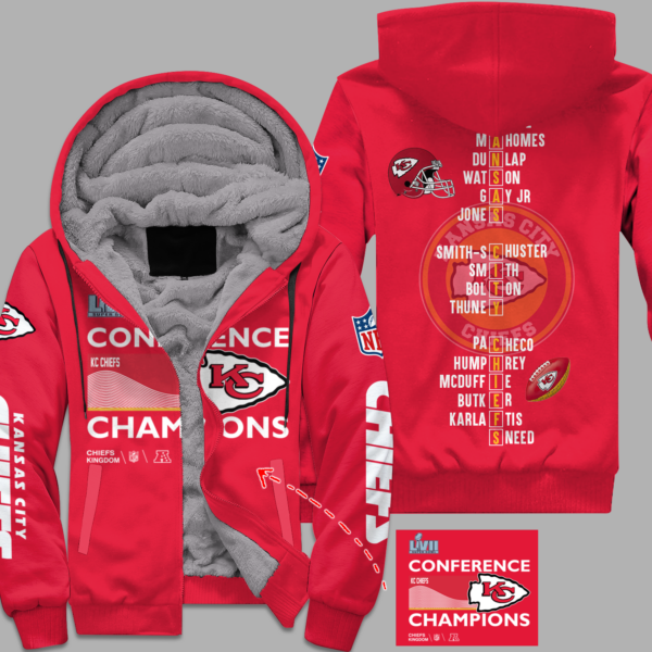 2023 Kansas City Chiefs Fleece Hoodie 3