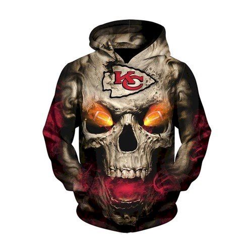 Kansas City Chiefs New Skull Full  S1575 Hoodie Personalized Trending Gift