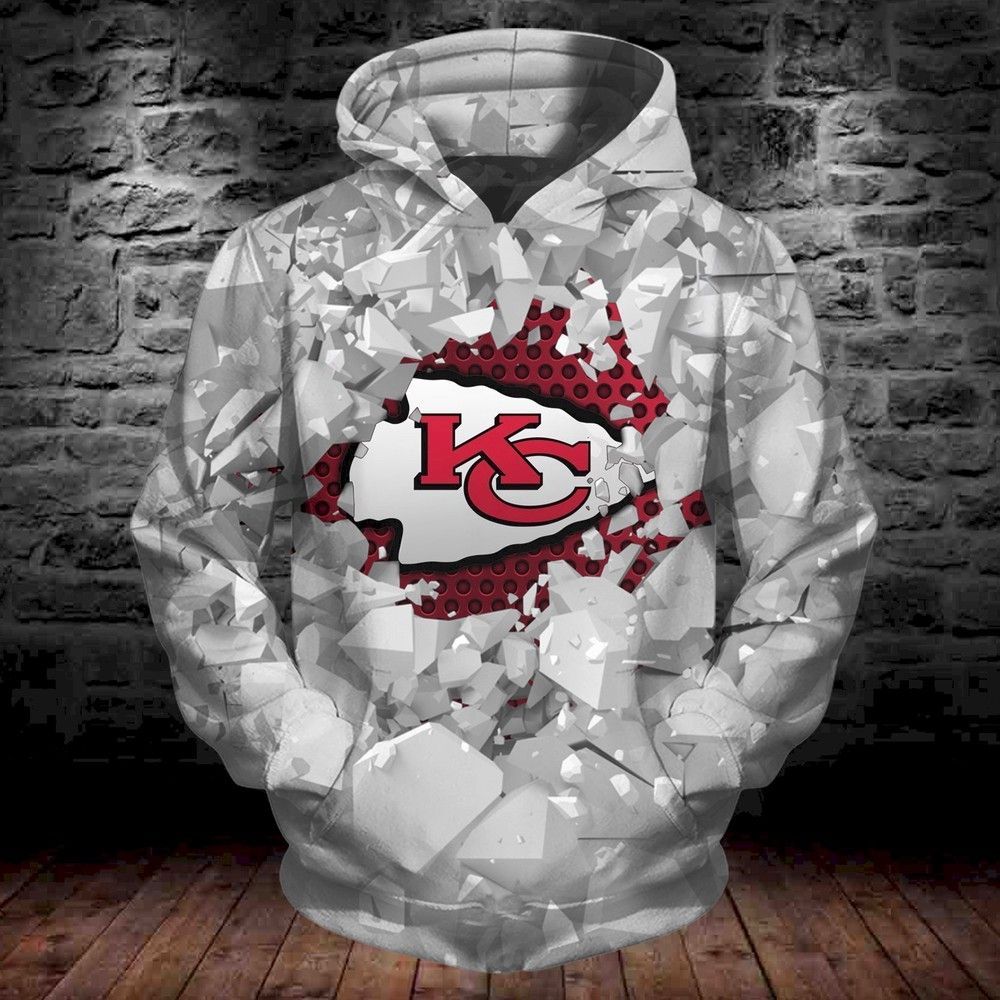 Kansas City Chiefs New Skull  S1579 18 Unisex 3D Hoodie Gift For Fans