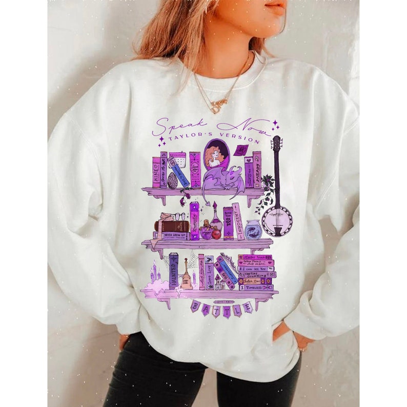 Retro Speak Now Taylor’S Version Sweatshirt, Speak Now Vintage Shirt, Taylor The Eras Tour Shirt
