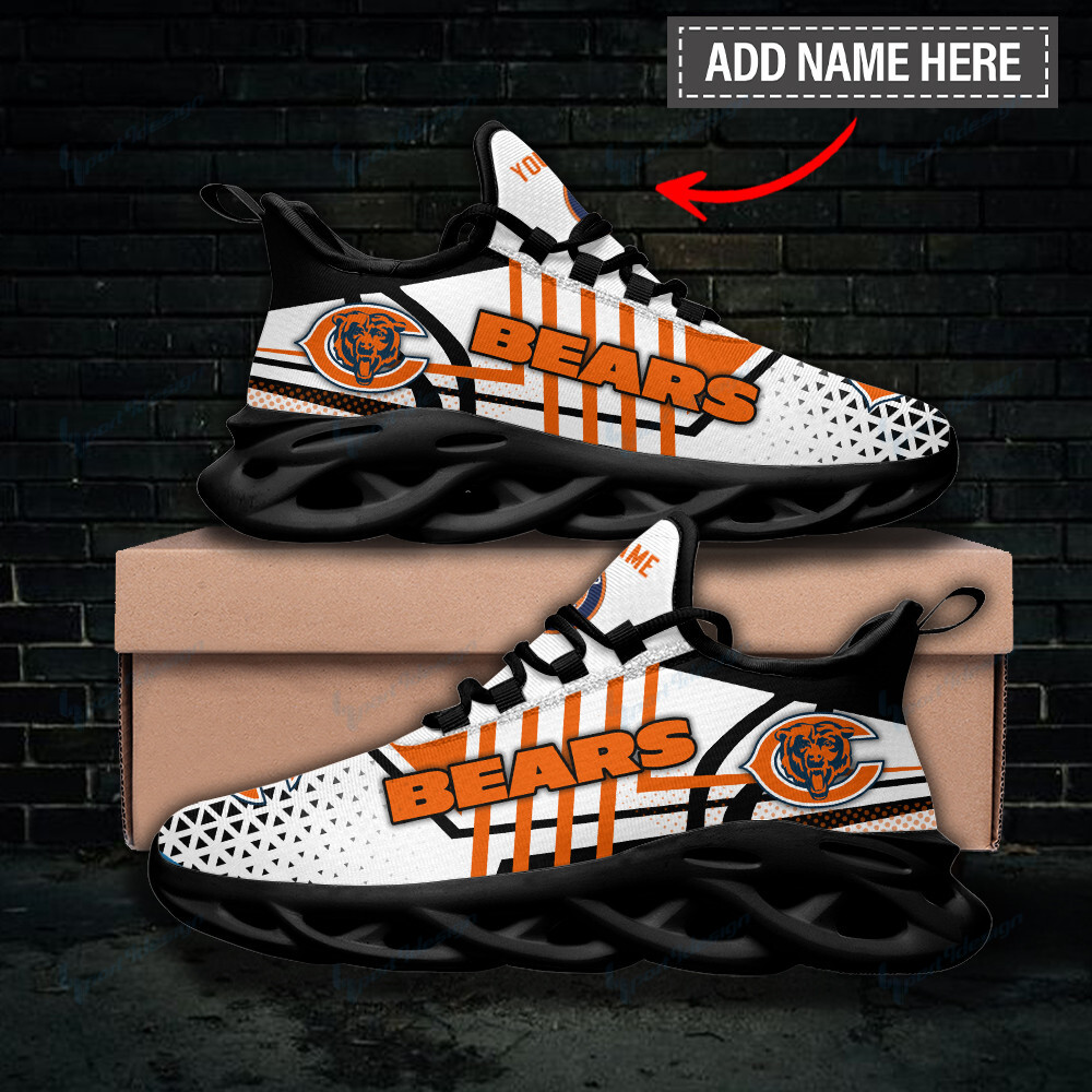 Chicago Bears Personalized Yezy Running Sneakers Bg281