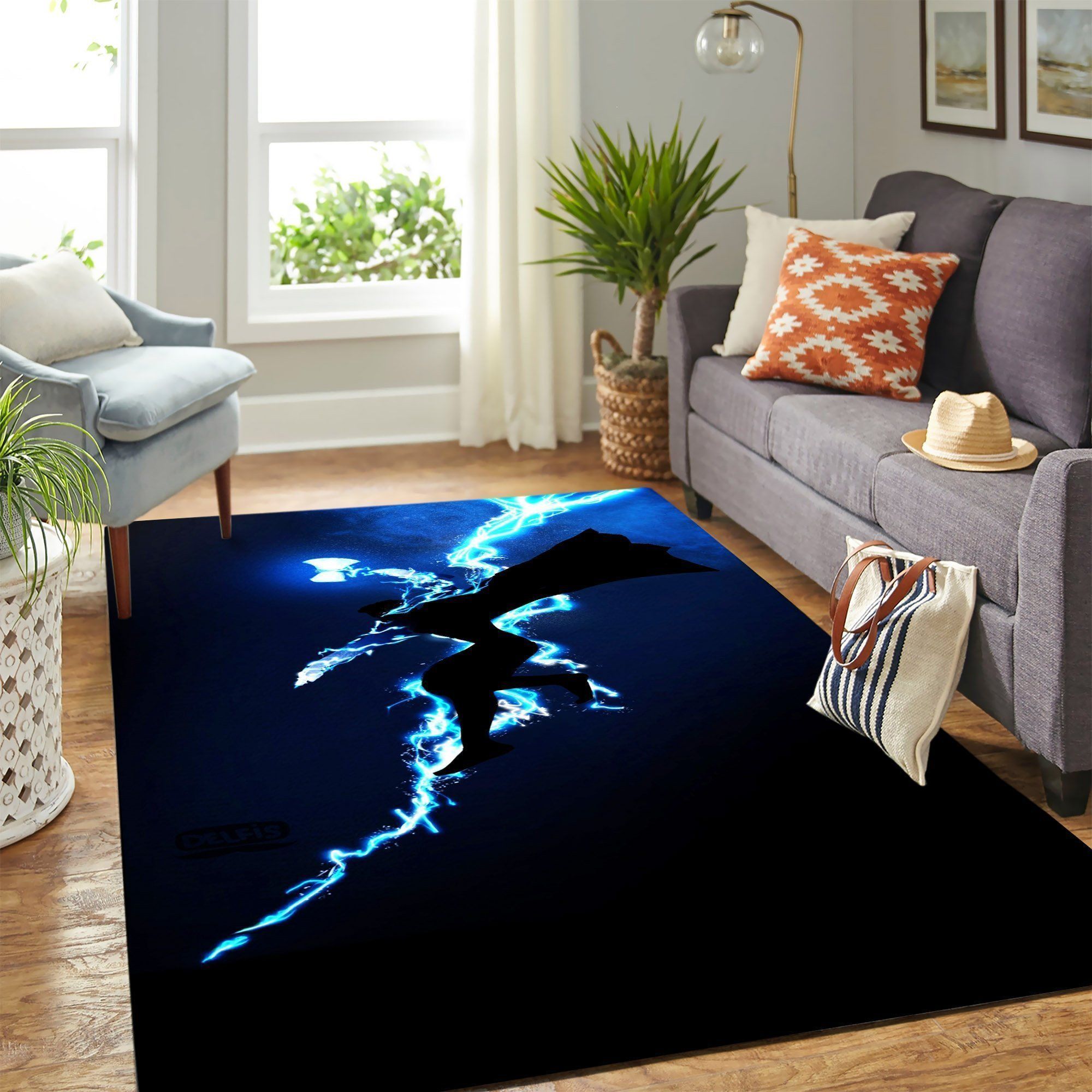 Thor God Of Thunder Carpet Rug, Living Room Rugs, Floor Decor