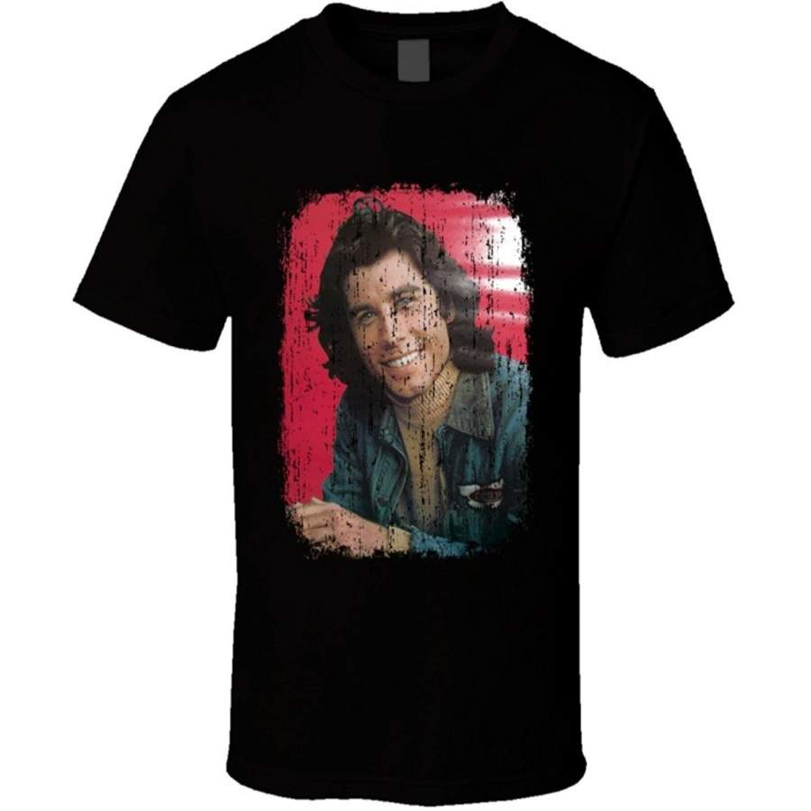 John Travolta Celebrity Icon Sexy Vintage T Shirt Fashion O-Neck Short Sleeved T-Shirts Summer Funny Loose Punk Tee Shirt For Men