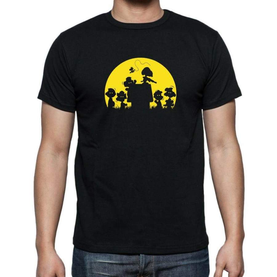 Zombie Snoopy Peanuts Charlie Brown Parody Mens T Shirt