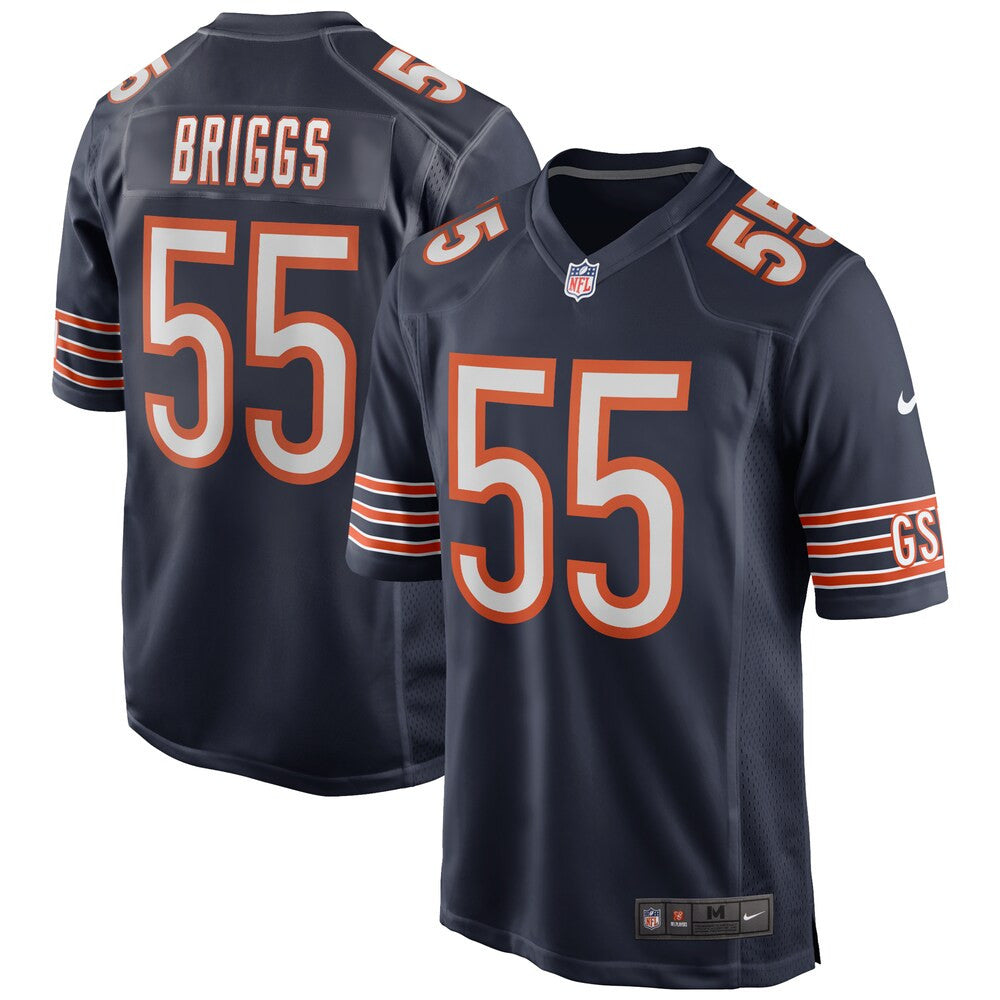 Men’S Chicago Bears Lance Briggs Nike Navy Game Retired Player Jersey ...